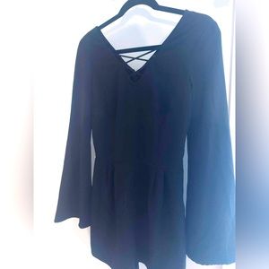 Black garage jumpsuit